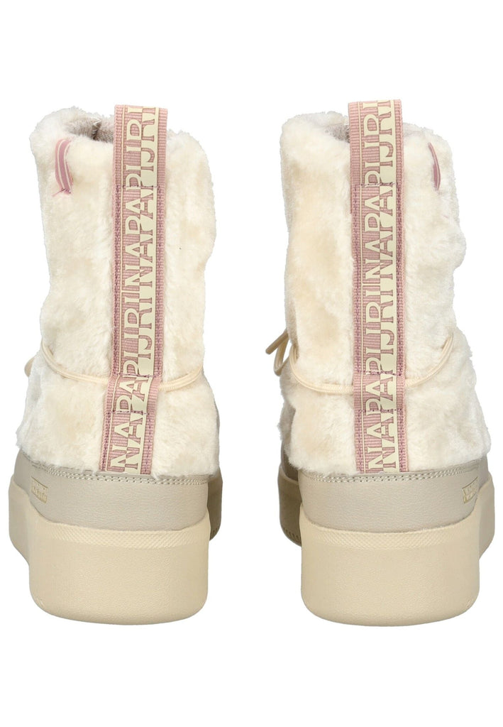 Napapijri Stiefelette Lederimitat Beige Warmfutter