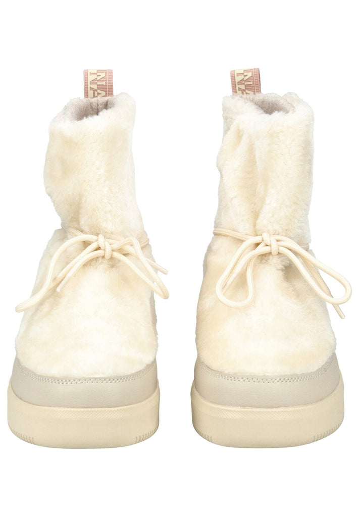 Napapijri Stiefelette Lederimitat Beige Warmfutter