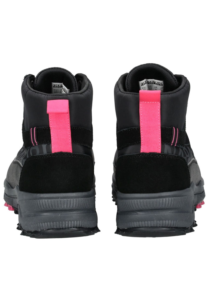 Napapijri Stiefelette Veloursleder/Textil Schwarz Warmfutter