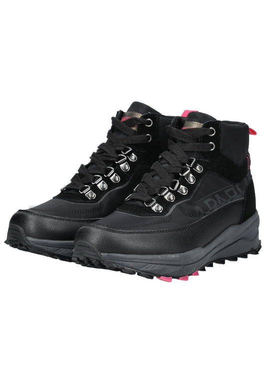 Napapijri Stiefelette Veloursleder/Textil Schwarz Warmfutter