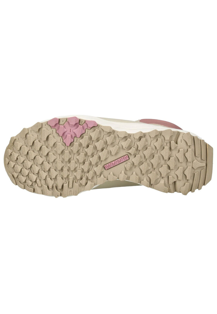 Napapijri Stiefelette Veloursleder/Textil Weiß/Beige