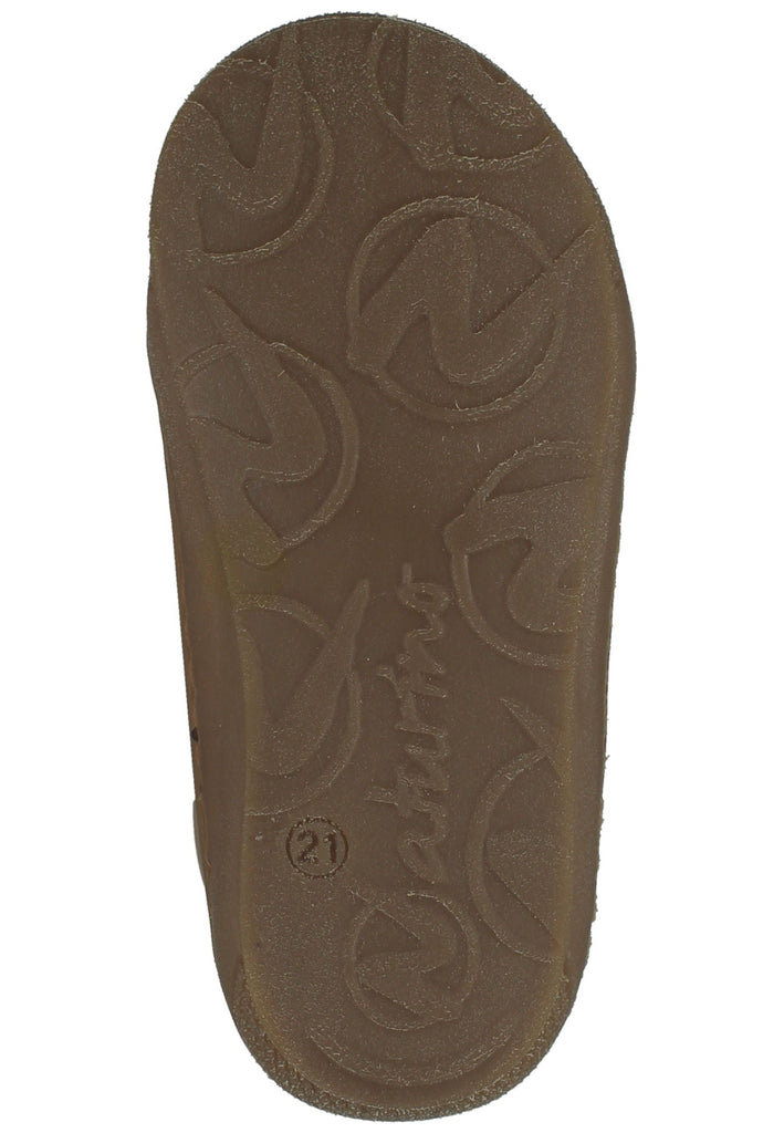 Naturino Halbschuhe Nappaleder Taupe Warmfutter