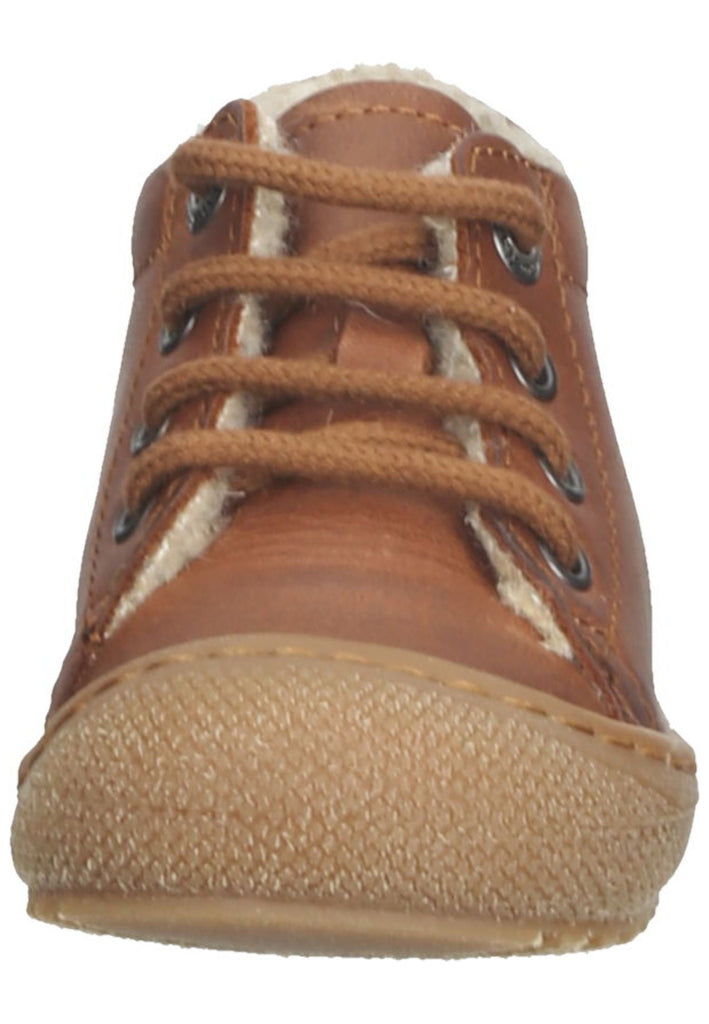 Naturino Sneaker Leder/Fell Cognac Warmfutter