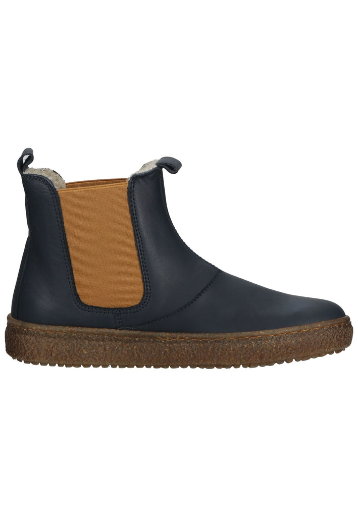 Naturino Stiefelette Nappaleder Blau Warmfutter