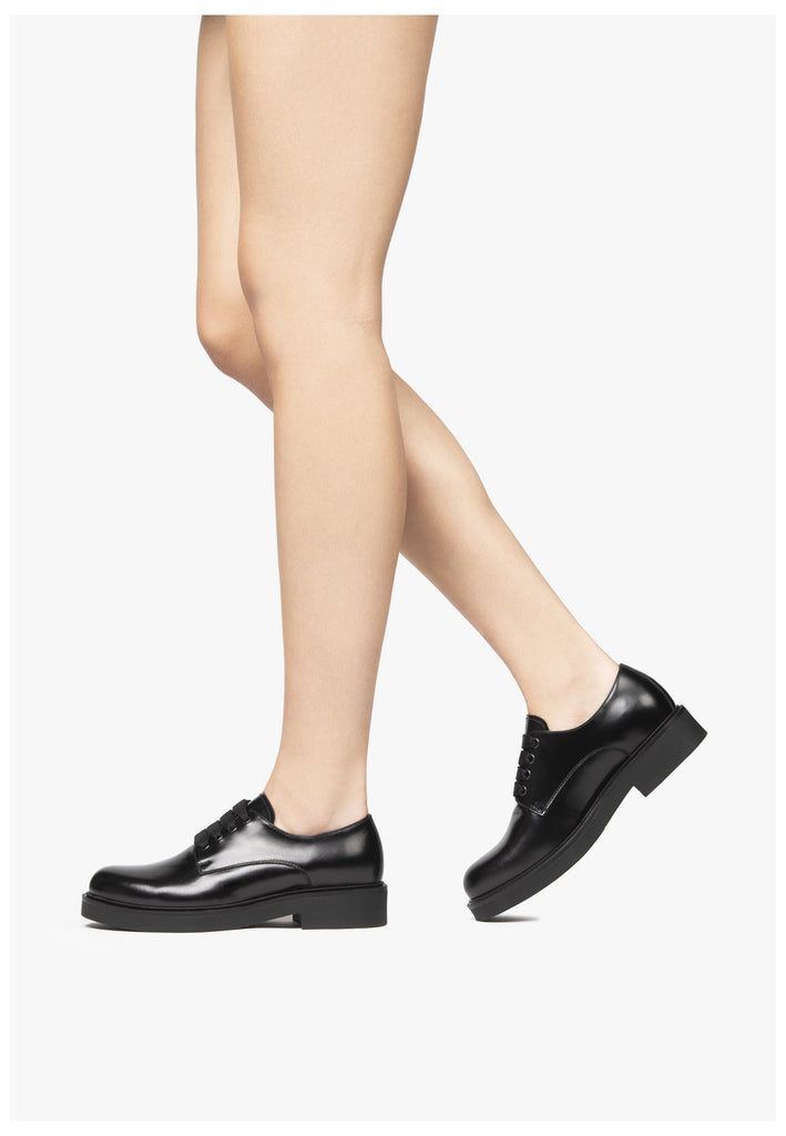 Nero Giardini Halbschuhe Leder Schwarz