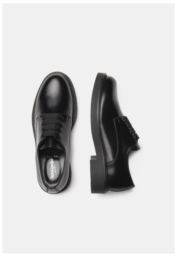 Nero Giardini Halbschuhe Leder Schwarz