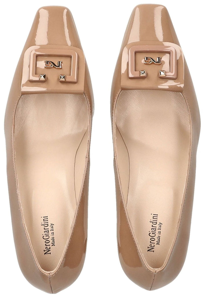 Nero Giardini Pumps Leder Nude Lack