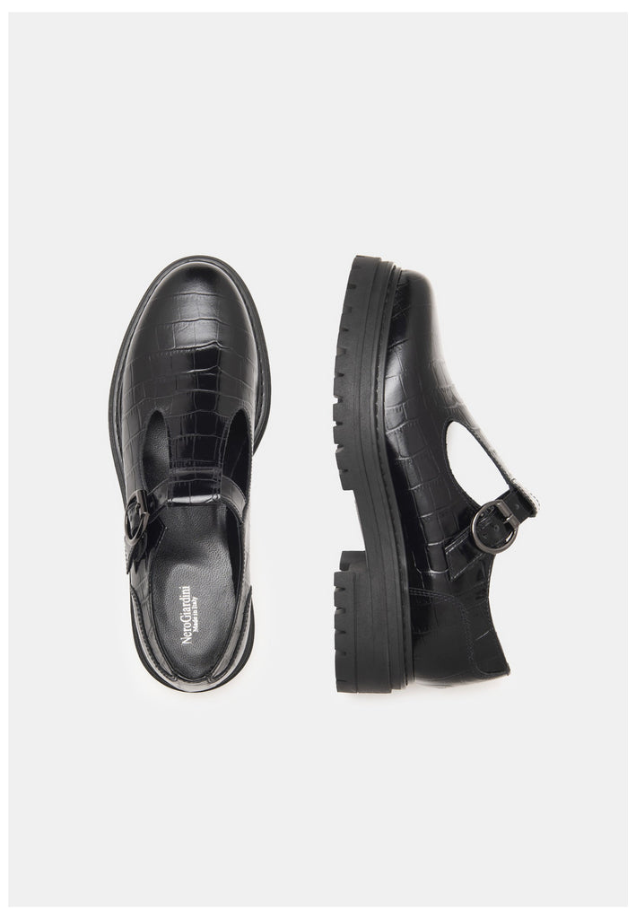 Nero Giardini Pumps Leder Schwarz