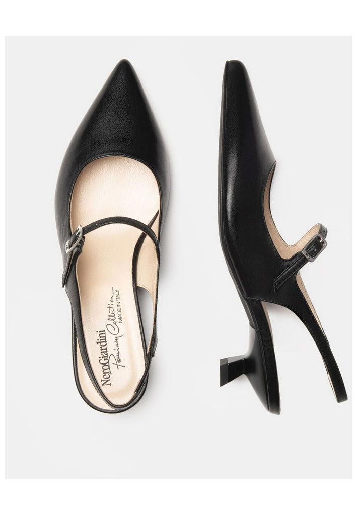 Nero Giardini Pumps Leder Schwarz