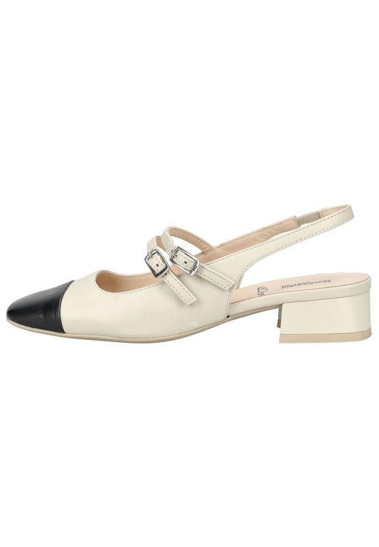 Nero Giardini Pumps Leder Schwarz/Beige