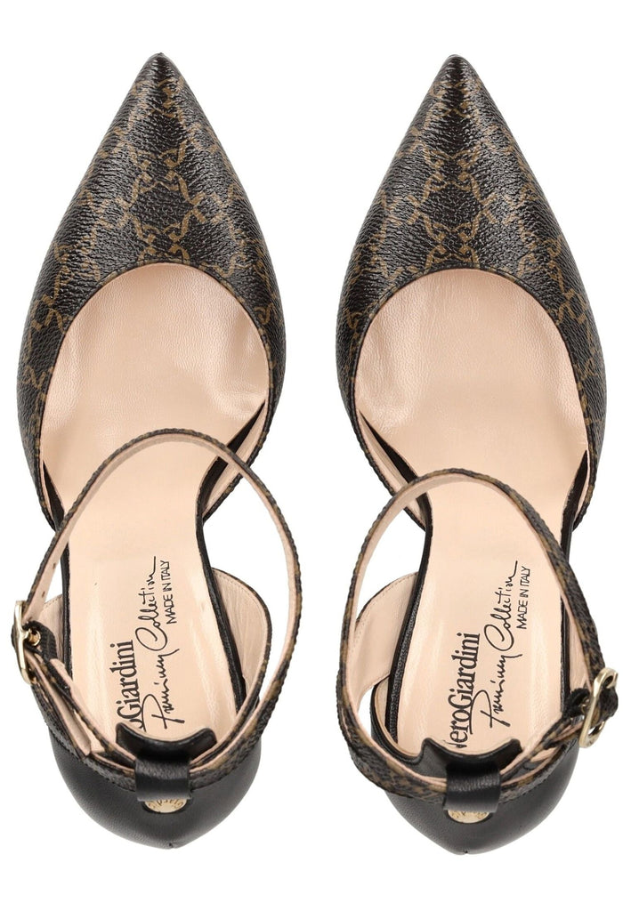 Nero Giardini Pumps Leder/Textil Moro