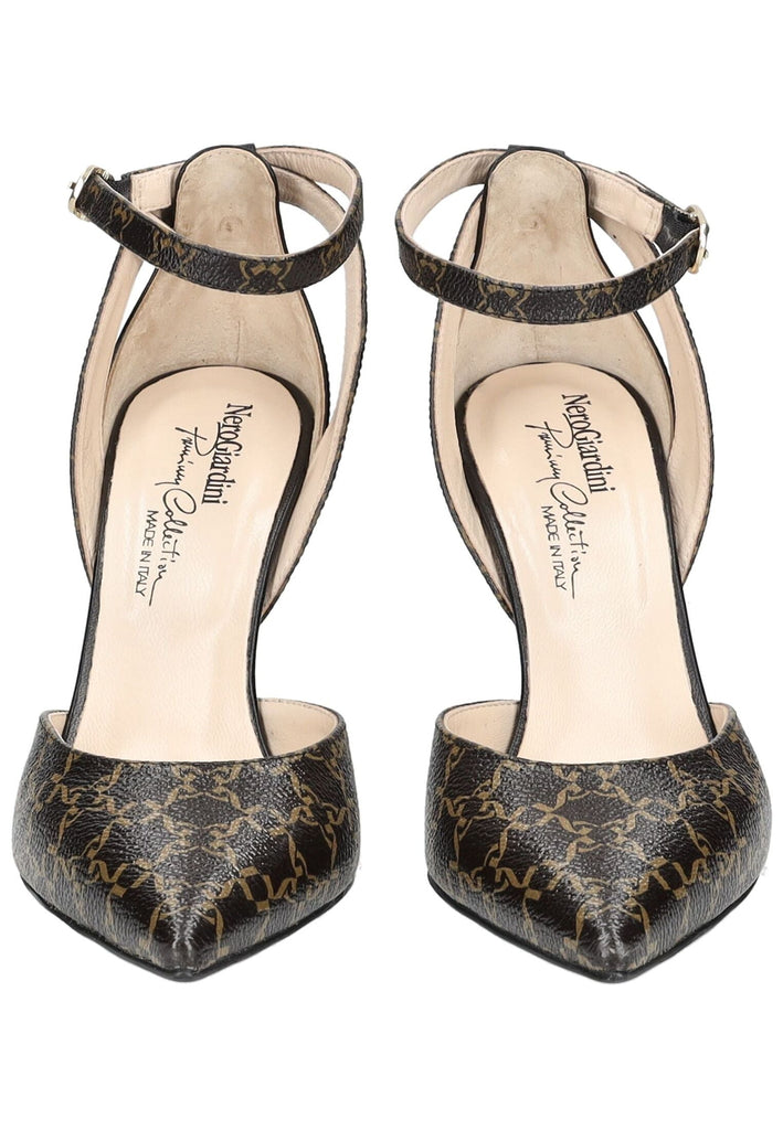 Nero Giardini Pumps Leder/Textil Moro