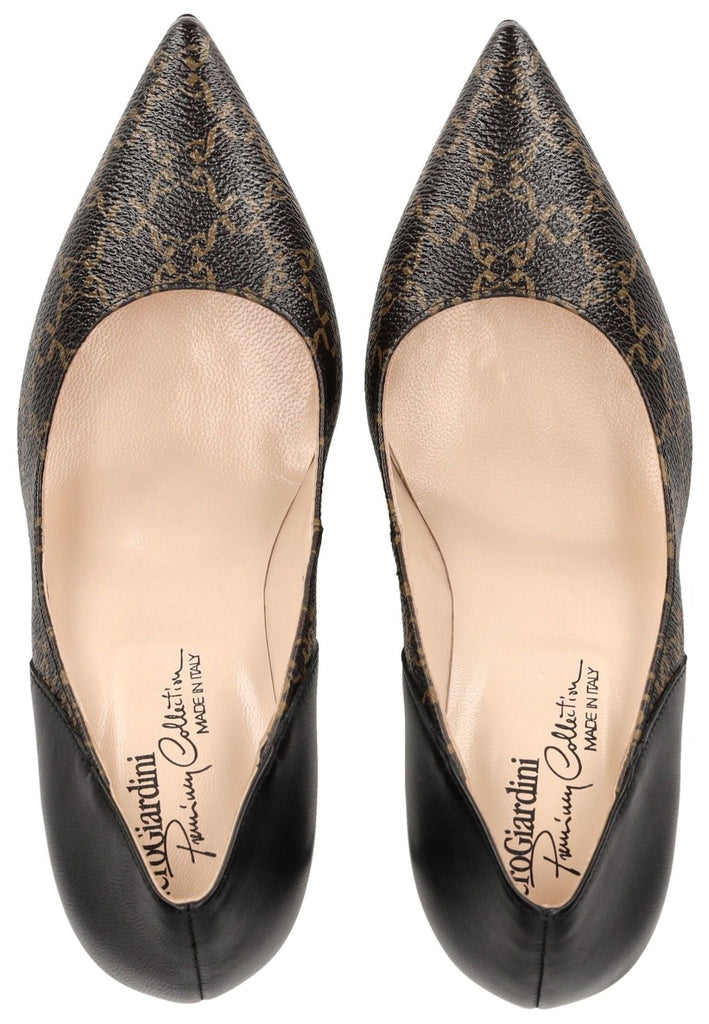 Nero Giardini Pumps Leder/Textil Moro