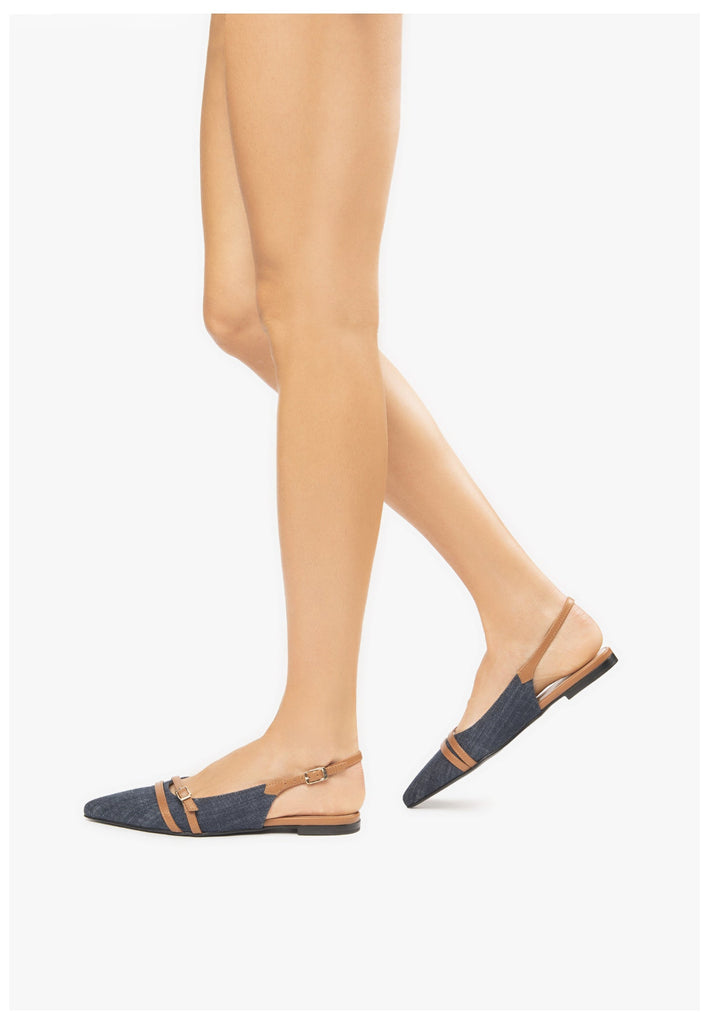 Nero Giardini Pumps Lederimitat/Textil Jeans