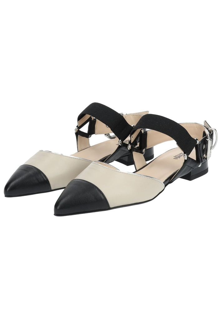 Nero Giardini Pumps Nappaleder Schwarz/Beige