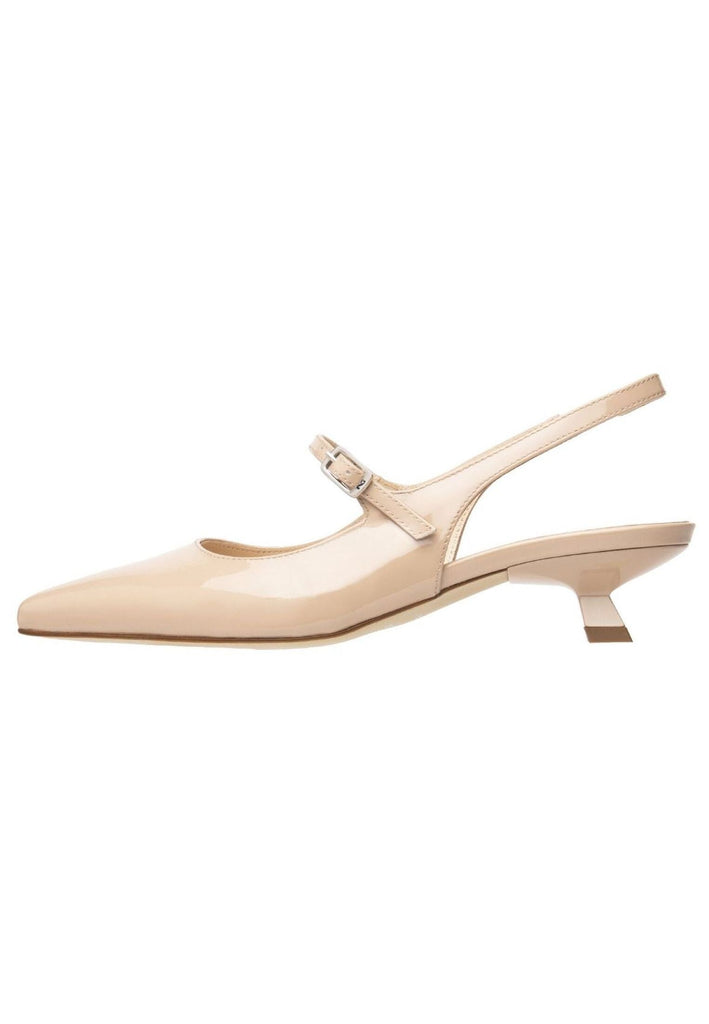 Pumps Nero Giardini Pumps Leder Creme