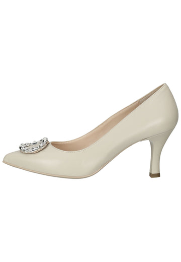 Pumps Nero Giardini Pumps Leder Ivory