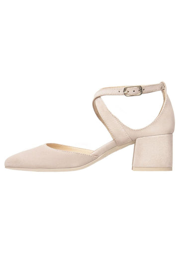 Pumps Nero Giardini Pumps Veloursleder Beige
