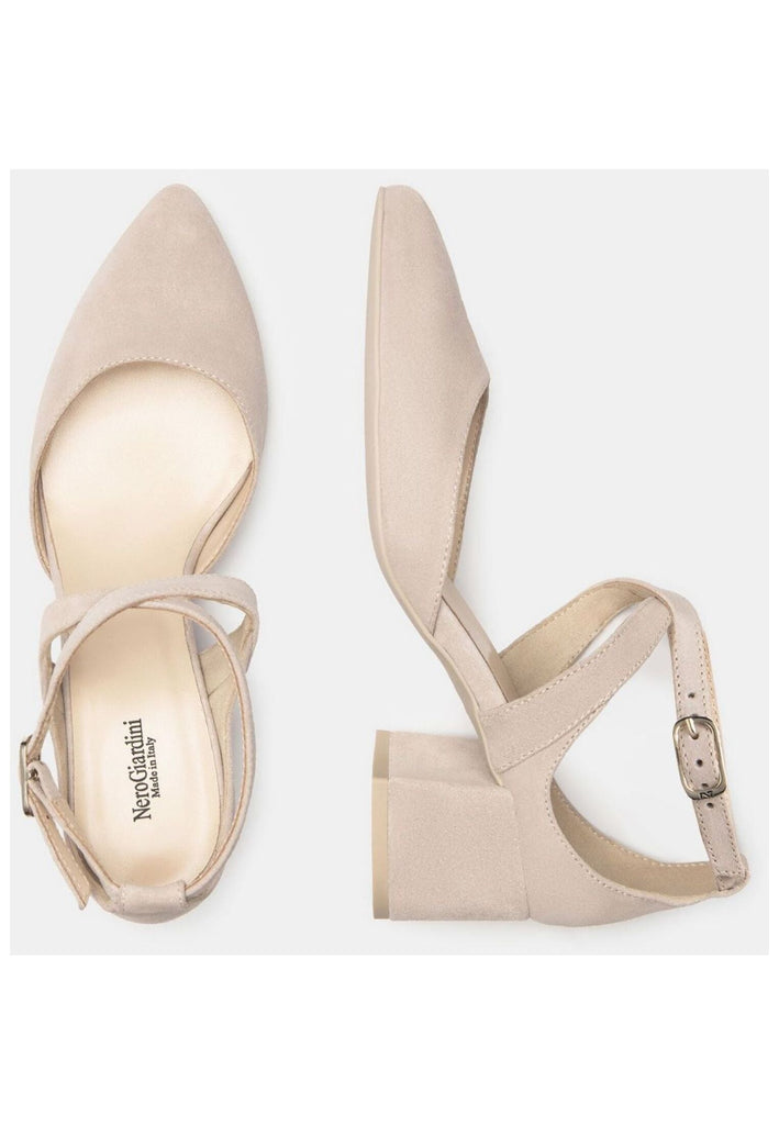 Nero Giardini Pumps Veloursleder Beige