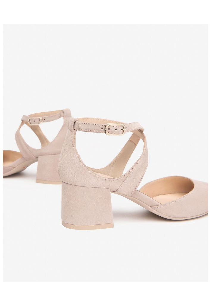 Nero Giardini Pumps Veloursleder Beige