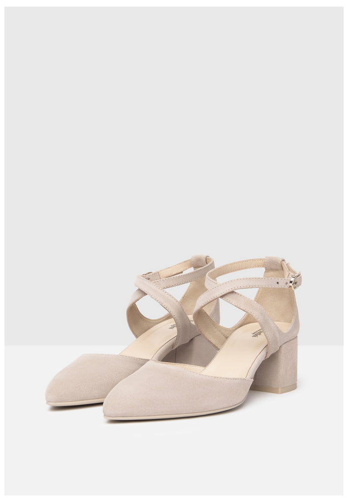 Nero Giardini Pumps Veloursleder Beige