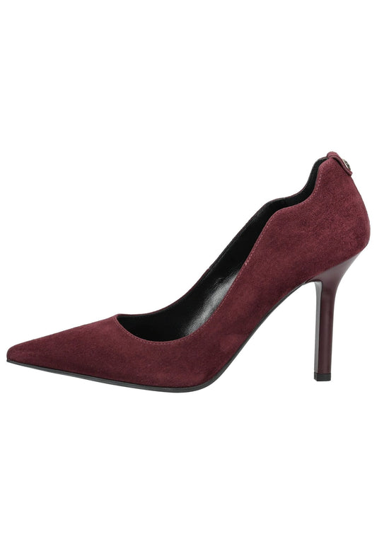 Nero Giardini Pumps Veloursleder Bordeaux