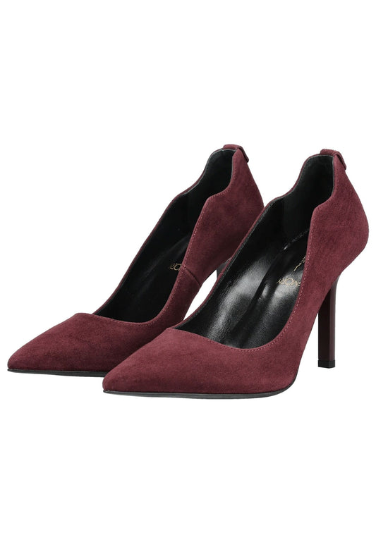 Nero Giardini Pumps Veloursleder Bordeaux