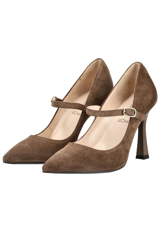 Nero Giardini Pumps Veloursleder Braun