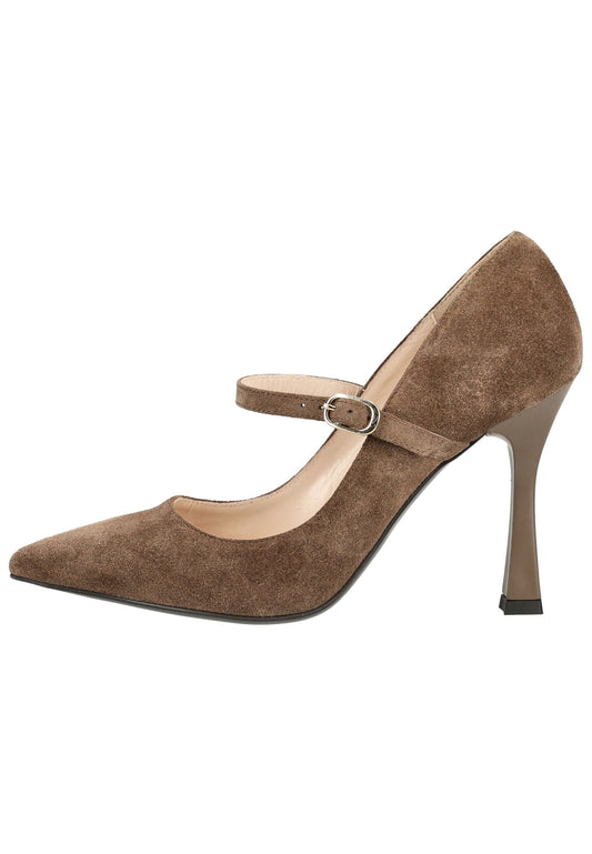 Nero Giardini Pumps Veloursleder Braun