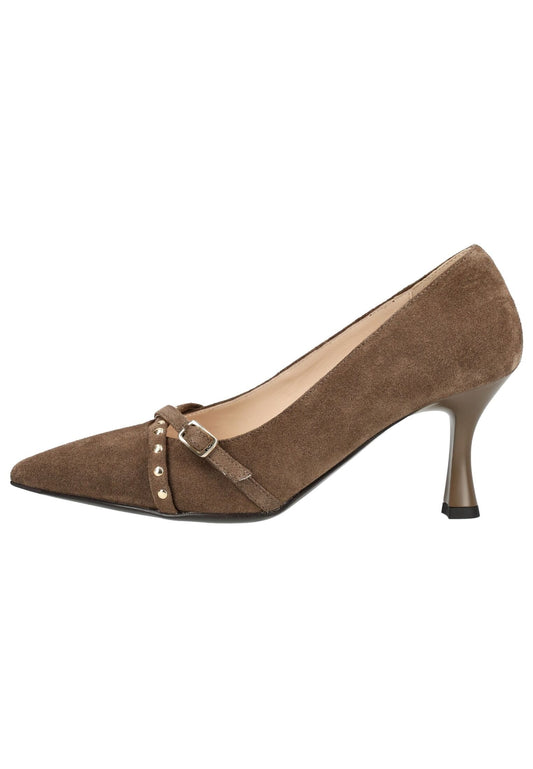 Nero Giardini Pumps Veloursleder Braun