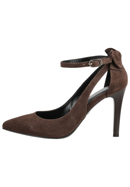Nero Giardini Pumps Veloursleder Dunkelbraun