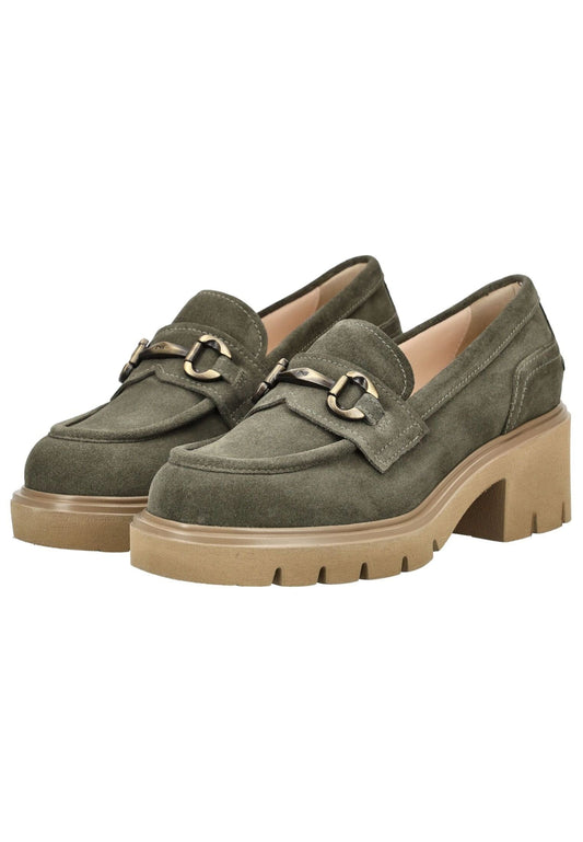 Nero Giardini Pumps Veloursleder Dunkelgrün