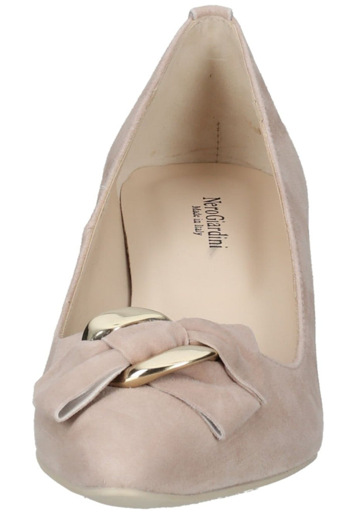 Nero Giardini Pumps Veloursleder Hellbraun