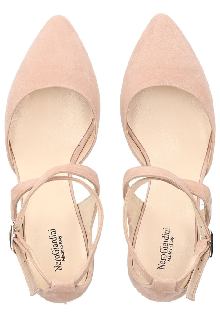 Nero Giardini Pumps Veloursleder Natur