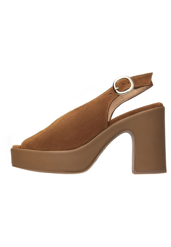 Nero Giardini Pumps Veloursleder Tabacco