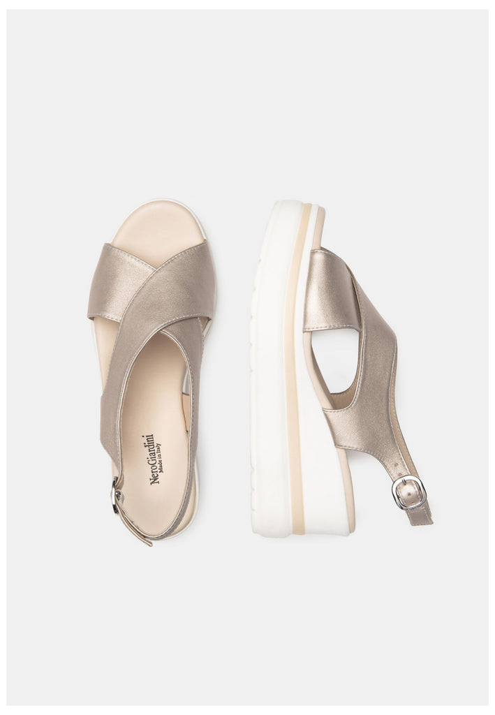 Nero Giardini Sandalen Leder Beige