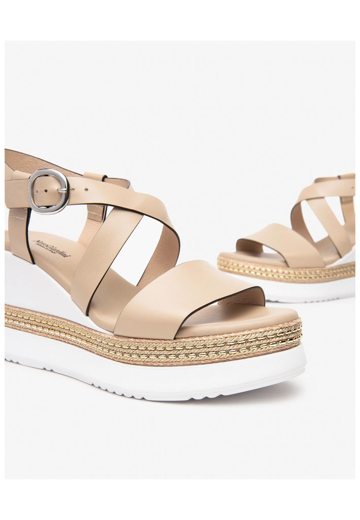 Nero Giardini Sandalen Leder Beige