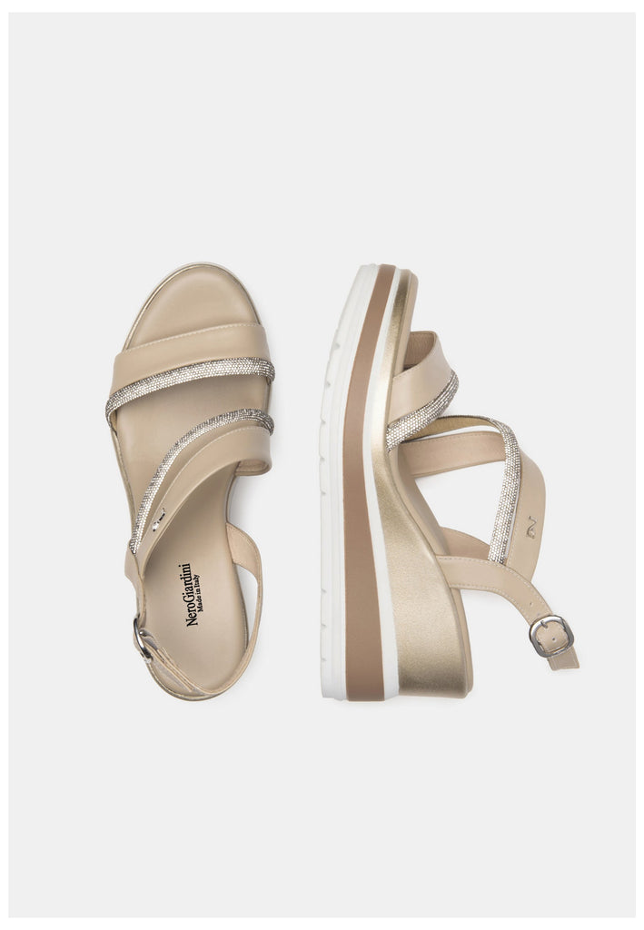 Nero Giardini Sandalen Leder Beige