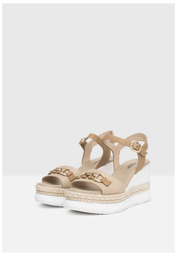 Nero Giardini Sandalen Leder Beige