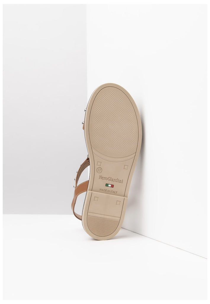 Nero Giardini Sandalen Leder Cognac