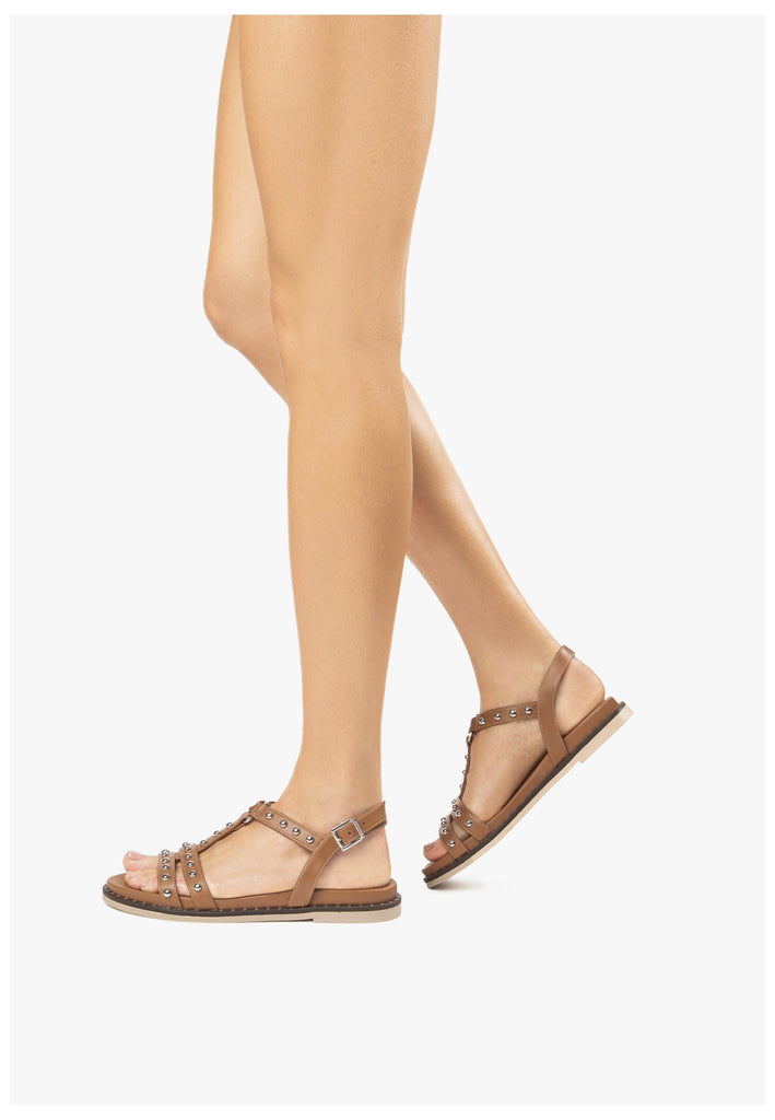 Nero Giardini Sandalen Leder Cognac