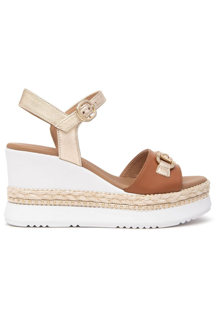 Nero Giardini Sandalen Leder Cognac