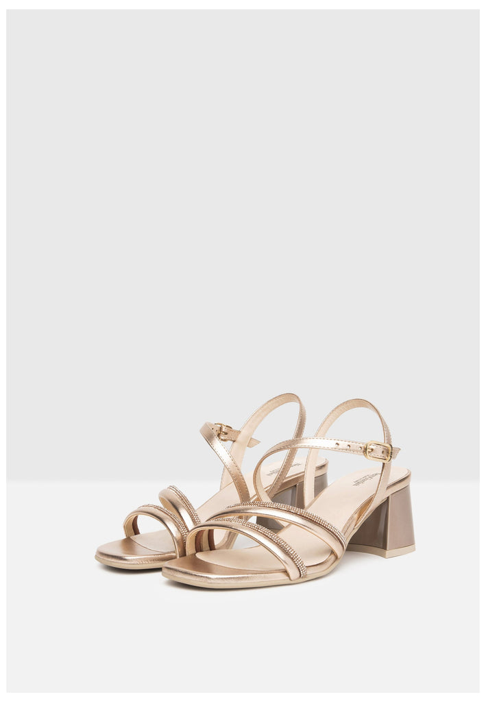 Nero Giardini Sandalen Leder Gold