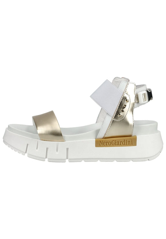 Nero Giardini Sandalen Leder Platin