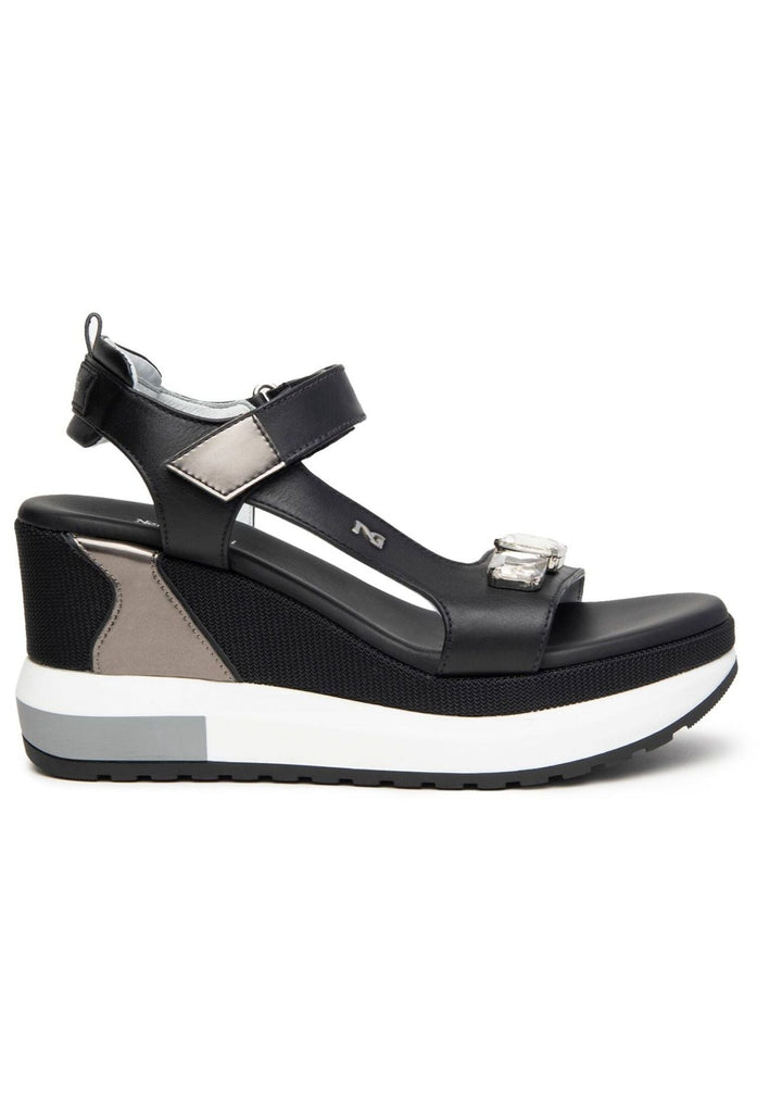 Nero Giardini Sandalen Leder Schwarz