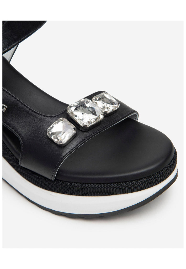 Nero Giardini Sandalen Leder Schwarz