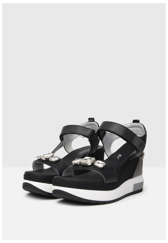 Nero Giardini Sandalen Leder Schwarz