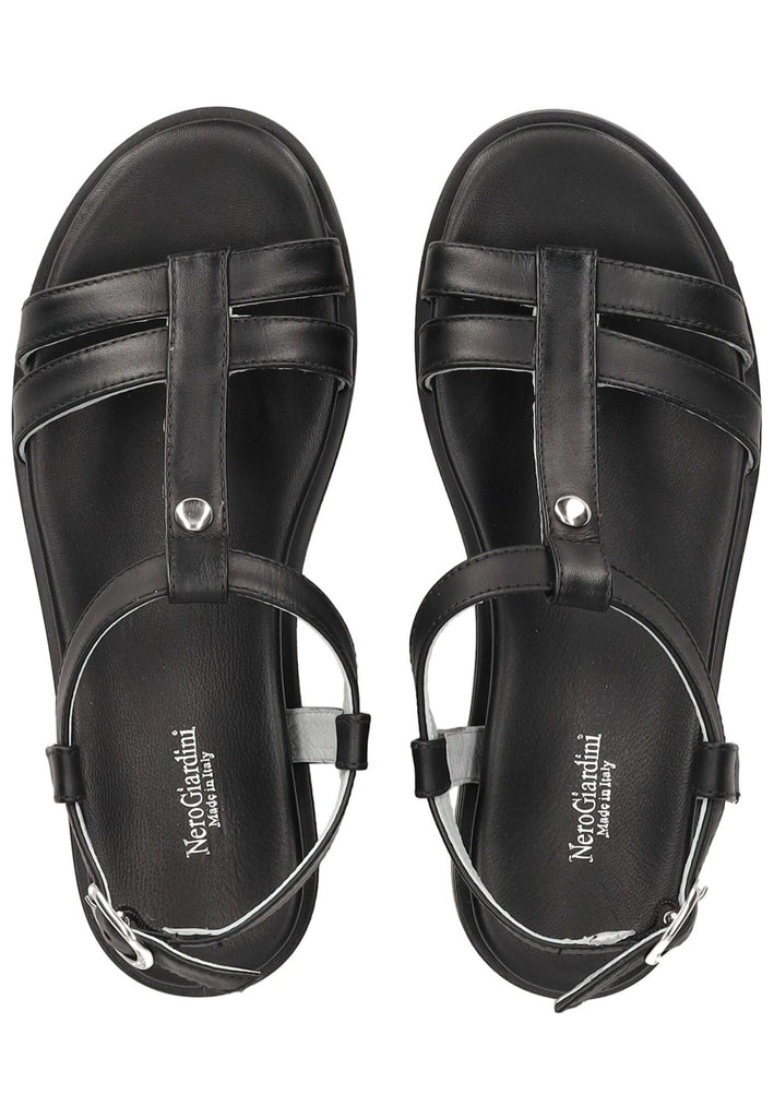 Nero Giardini Sandalen Leder Schwarz
