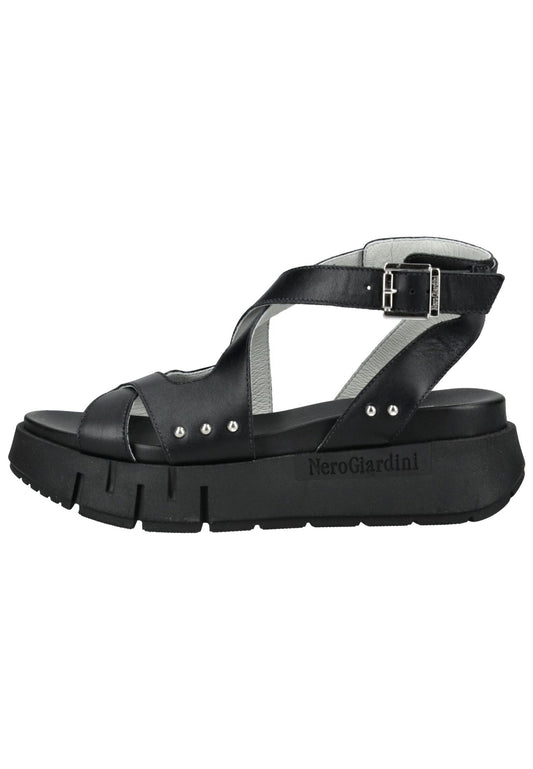 Nero Giardini Sandalen Leder Schwarz