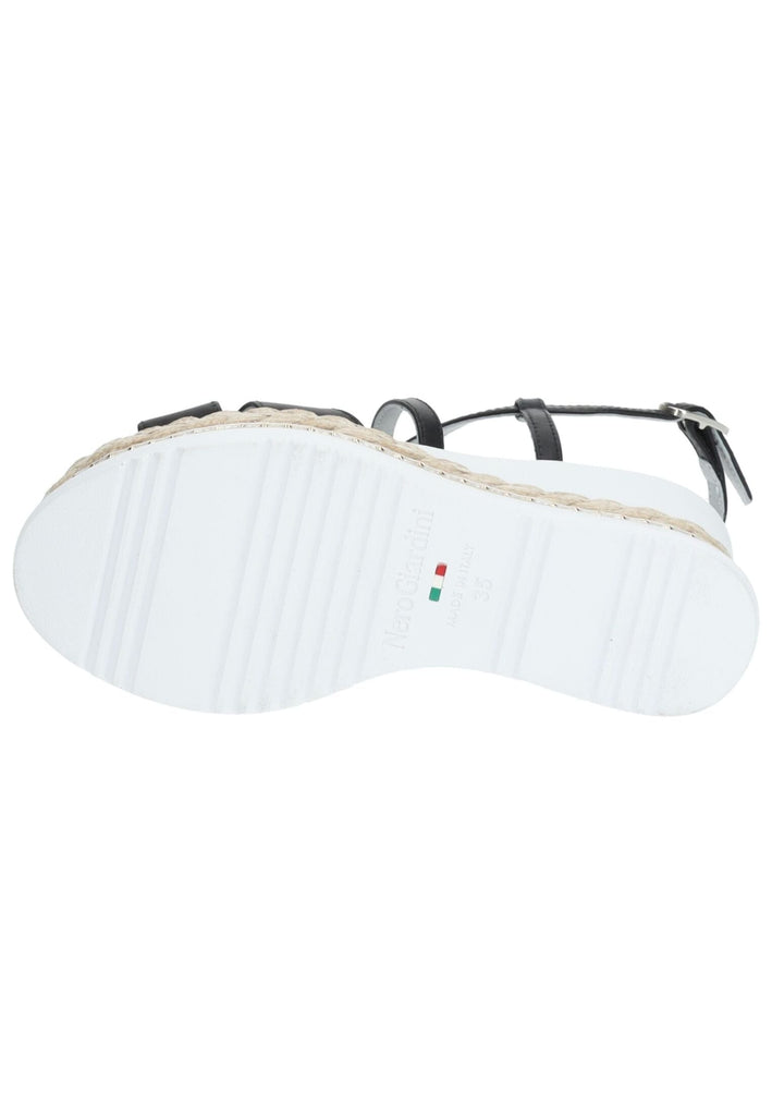 Nero Giardini Sandalen Leder Schwarz/Weiß